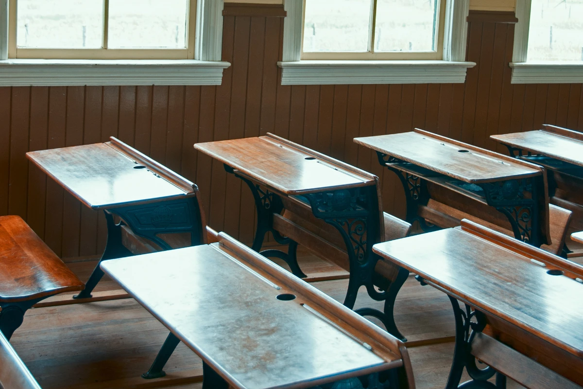 Louisiana school classroom in 1970s