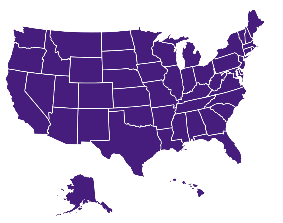 USA map graphic